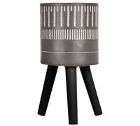 Orsina Darnell Small Black And White Finish Planter