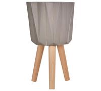 Orsina Darnell Small Grey Multifaceted Planter