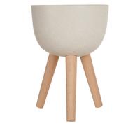 Orsina Darnell Small White Finish Rounded Planter Orsina White