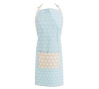 Premier Housewares Frosted Blue Apron For Cooking/Baking 100% Cotton Kitchen Aprons For Men And Women With Front Pockets And Adjustable Ties 68 x 1 x 87