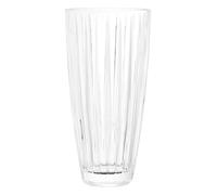 Orsina Delicate Clear Crystal Vase, Tall Fluted Flower Display, Large Glass Vase, Distictive Decorative Floral Vessel Orsina Clear