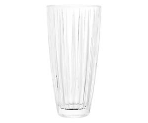 Orsina Delicate Clear Crystal Vase,tall Fluted Flower Display,large Glass Vase,distictive Decorative Floral Vessel