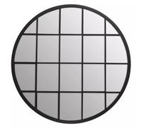 Orsina Descartes Round Metal Wall Mirror