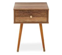 Frida One Drawer Side Table - Brown