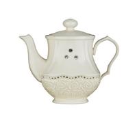 Diamante Georgia Teapot Premier Housewares Cream One Size