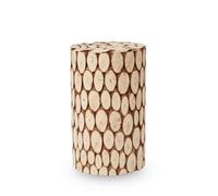 Orsina Distinctive Design Statement Stool, Innovative Cylindrical Design Wooden Stool, Versatile And Compact Stool