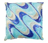 Orsina Diva Sequins Turquoise Cushion