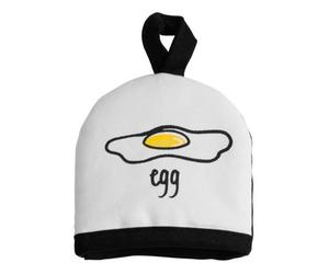 Orsina Doodle Egg Cosy, Playful Hand-Sketched Print On Soft Fabric Cover, Keeps Eggs Warm
