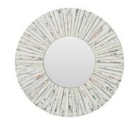 Orsina Driftwood White Wash Wall Mirror