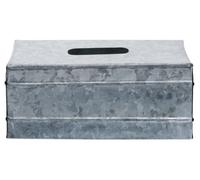 Orsina Drummond Rectangular Galvanised Steel Tissue Box