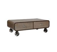 Orsina Durable 2 Drawers Coffee Table, Dual Drawer Design Display Coffee Table, Functional Decorative Coffee Table