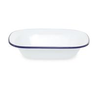 Orsina Durable 22cm Rectangular Pie Dish, Stylish Constructed Rectangular Pie Dish, Versatile Non Stick Pie Dish in White Orsina White