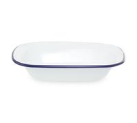 Orsina Durable 24cm Rectangular Pie Dish, Stylish Constructed Rectangular Pie Dish, Versatile Non Stick Pie Dish in White Orsina White