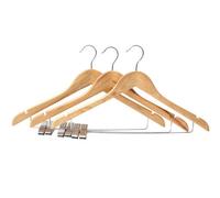 Premier Housewares 3pc Wood Clothes Hanger