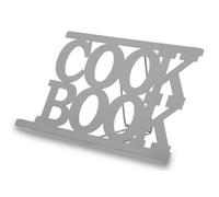 Premier Housewares Durable Cook Book Stand Grey | Elegant Design Book Stand For Cook Books | Practical Recipe Book Stand For Kitchen | Adjustable Stand For Efficient Cooking