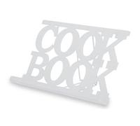 Premier Housewares Durable Cook Book Stand White | Elegant Design Book Stand For Cook Books | Practical Recipe Book Stand For Kitchen | Adjustable Stand For Efficient Cooking