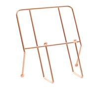 Orsina Durable Design Cookbook Stand With Gold Finish, Gold Finish Recipe Book Stand, Elegant Cook Book Stand in Copper Orsina Copper