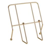 Orsina Durable Design Cookbook Stand With Gold Finish, Gold Finish Recipe Book Stand, Elegant Cook Book Stand Orsina Gold
