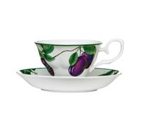 Orsina Durable Design Fruits Sugar Plum Cup & Saucer, Durable Tea Set, Bone China Cup & Saucer For Bedroom Orsina Multicolor