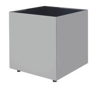 Orsina Durable Design Square Chrome Finish Side Table, Sleek Design Modern Side Table, Stylish Square Side Table in Silver Orsina Silver