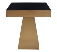 Orsina Durable Design Square Gold Finish Side Table, Sleek Design Modern Side Table, Stylish Square Side Table Orsina Gold
