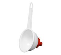 Orsina Durable Funnel Strainer, Effortless Controlled Pasta Strainer For Cooking, Precised Straining Strainer in White Orsina White