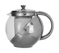 Orsina Durable Gold Finish Glass 600Ml Teapot With Infuser, Durable Tea Pot For Dining Table, Practical Tea Pot in Grey Orsina Grey