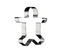 Premier Housewares Durable Man Cookie Cutter | Stainless Steel Cookie Cutters | Effortless Cuting Steel Cutters | Versatile Pastry Cutters | Dishwasher Safe Contemporary Cutter
