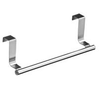 Orsina Durable Over Door Small Rail, Versatile Rust Proof Hanging Rail, Light Weight Slim Design Towel Hanging Rail in Silver Orsina Silver