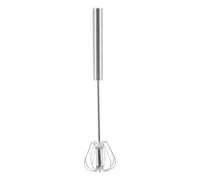 Orsina Durable Press And Spin Silver 30Cm Whisk, Innovative Stainless Steel Whisk, Effortless Mixing Best Whisk