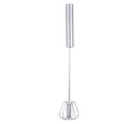 Orsina Durable Press And Spin Silver 35Cm Whisk, Innovative Stainless Steel Whisk, Effortless Mixing Best Whisk