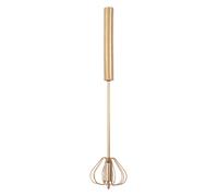 Orsina Durable Press & Spin Silver 30cm Whisk, Innovative Stainless Steel Whisk, Effortless Mixing Best Whisk in Gold Orsina Gold