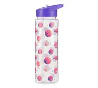 Orsina Durable Purple Space Water Bottle, Portable Spout Lock Bottle, Robust PP Plastic Transparent Outer Bottle Orsina Purple