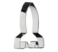 Orsina Durable Rocket Cookie Cutter, Simple To Use Biscuit Cutters, Dishwasher Safe Cookie Cutters For Baking in Silver Orsina Silver