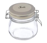 Orsina Durable Salt Storage Jar, Stylish Glass Jar With Lid For Kitchen Counter, Versatile Airtight Storage Jar in Clear Orsina Clear