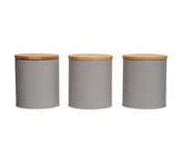 Maison by Premier Set Of Three Alton Grey Cannisters