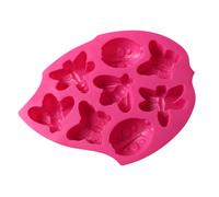 Orsina Durable Silicone Cake Mould 8 Tropical Insect Design Peony, Heat Resistant Silicone Mould For Baking in Pink Orsina Pink