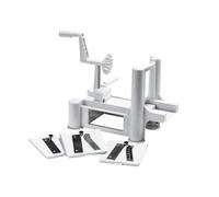 Orsina Durable Stainless Steel Spiral Slicer, Lightweight Vegetable Slicer For Kitchen, Easy To Use Spiral Cutter in White Orsina White