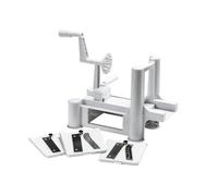 Premier Housewares Durable Stainless Steel Spiral Slicer | Lightweight Vegetable Spiralizer for Kitchen | Easy to Use Cucumber Slicer for Kitchen | Versatile Cabbage Shredder