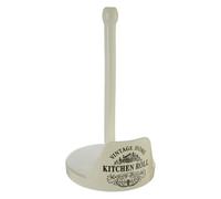 Premier Housewares Vintage Home Kitchen Roll Holder, Cream