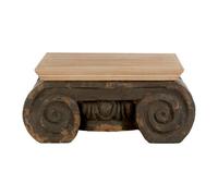 Orsina Durable Wood Coffee Table, Rustic Wood Coffee Table, Plyresin And Wood Coffee Table, Strong Coffee Table