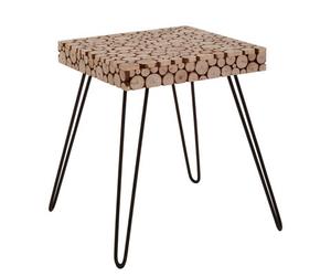 Orsina Easy To Maintain Square Side Table, Stable And Durable Table With Hairpin Legs, Design Cocktail Square Table