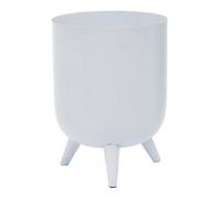 Orsina Easy To Maintain White Vase, Iron Constructed Flower Vase, Classic And Timeless Design Vase For Flowers