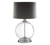 Orsina Edna Small Grey Linen Shade Table Lamp Orsina Grey