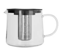 Orsina Efficient 1200Ml Glass Heat Resistant Teapot, Premium Pot For Dining Table, Ergonomic Teapot For Breakfast in Silver Orsina Silver