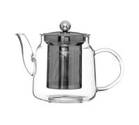 Orsina Efficient High Borosilicate 650Ml Teapot, Premium Tea Pot For Dining Table, Ergonomic Teapot For Breakfast in Silver Orsina Silver