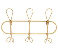 Orsina Effortlessly Organized Three Hook Hanger, Strong Bedroom Door Hooks, Versatile Hooks For Hanging Clothes in Natural Orsina Natural