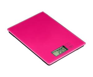 Orsina Electronic Hot Pink Glass Kitchen Scale, Compact Scale For Kitchen Ingredients, Easy To Read Baking Scale