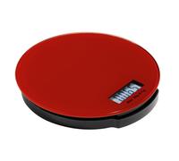 Orsina Electronic Style Blue Glass Kitchen Scale - 2kg, Compact Kitchen Scale, Easy To Read Digital Baking Scale in Red Orsina Red