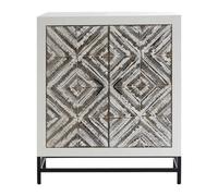 Orsina Elegant 2 Door Cabinet Functional Display Cabinet For Livingroom Space Saving Slim Corner Cabinet